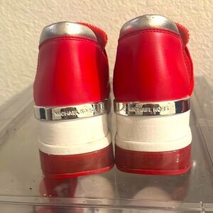 Michael Kors Red Sneakers